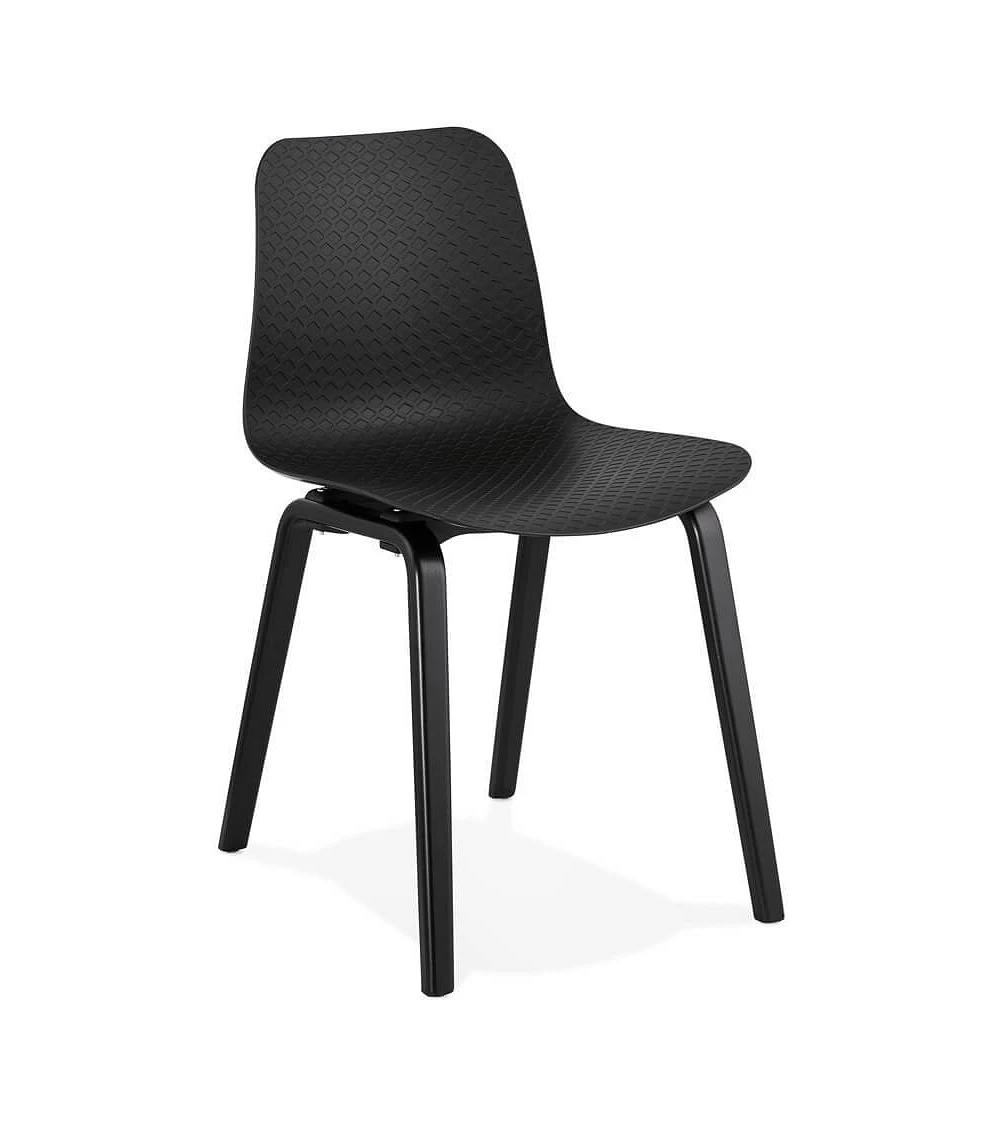 Chaise design MONARK Poly Noir