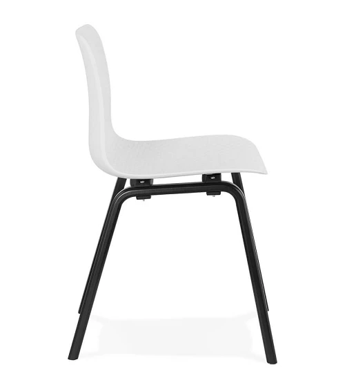 Chaise design MONARK Poly Blanc