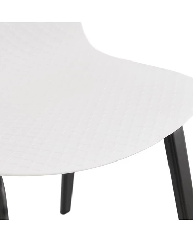 Chaise design MONARK Poly Blanc