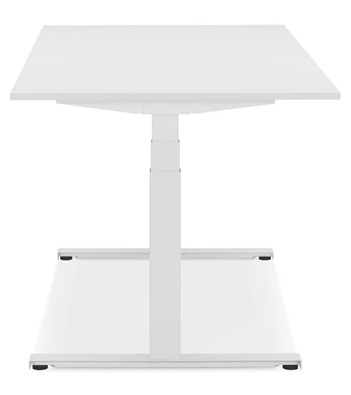 Bureau design 160 cm DROIDE Bois mélaminé Blanc