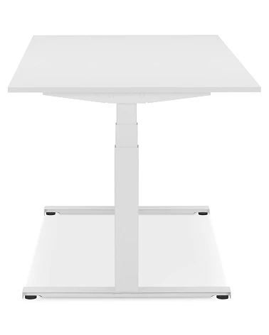 Bureau design 160 cm DROIDE Bois mélaminé Blanc