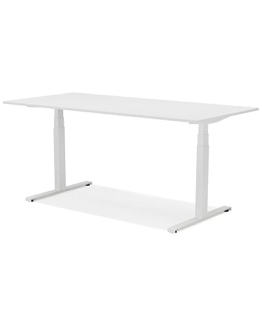 Bureau design 160 cm DROIDE Bois mélaminé Blanc