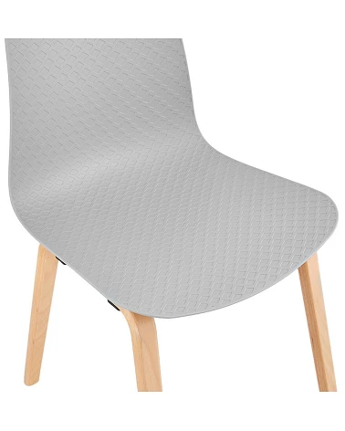 Chaise design MONARK Naturel Poly Gris