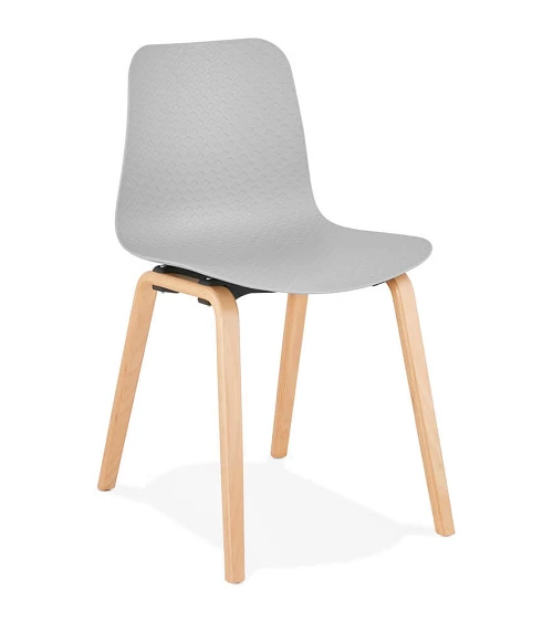 Chaise design MONARK Naturel Poly