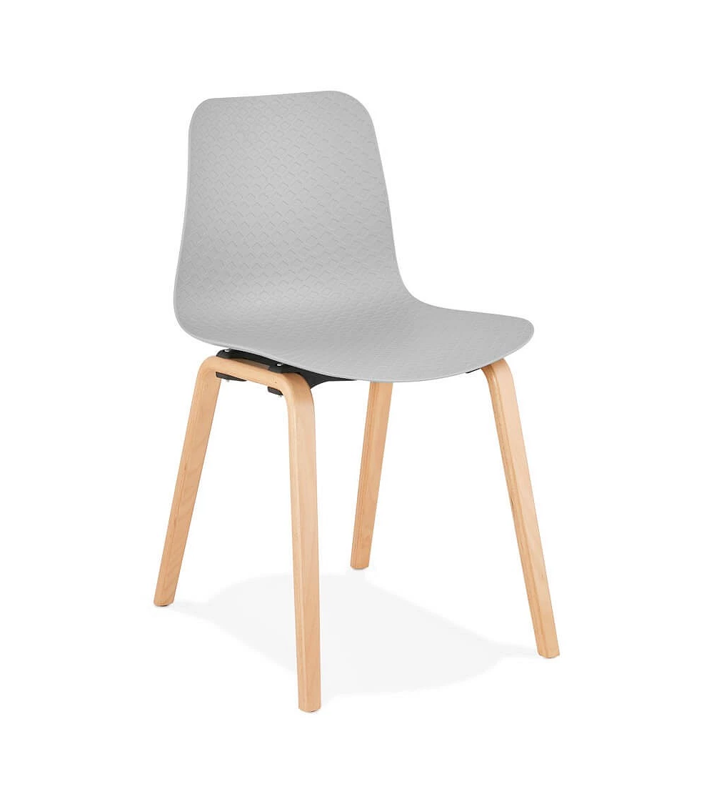 Chaise design MONARK Naturel Poly