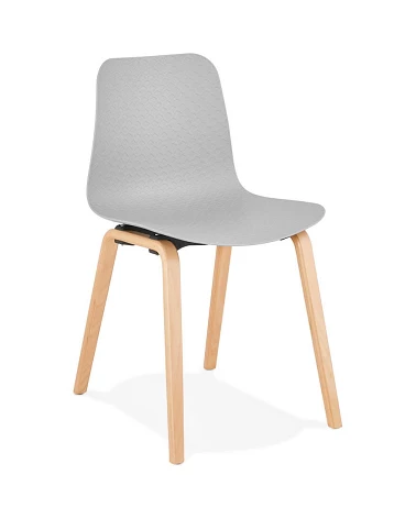 Chaise design MONARK Naturel Poly