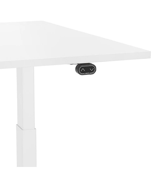 Bureau design 160 cm DROIDE Bois mélaminé Blanc