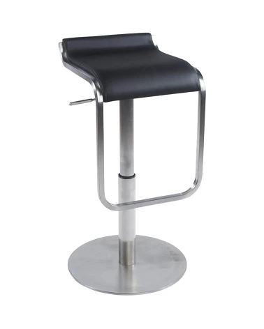 Tabouret de bar design MODENA Simili Noir