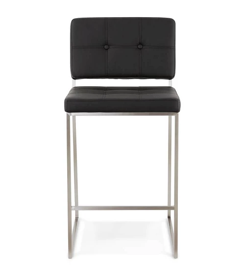 Chaise de Bar Design DOD Simili Noir