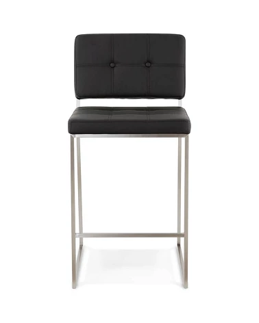 Chaise de Bar Design DOD Simili Noir