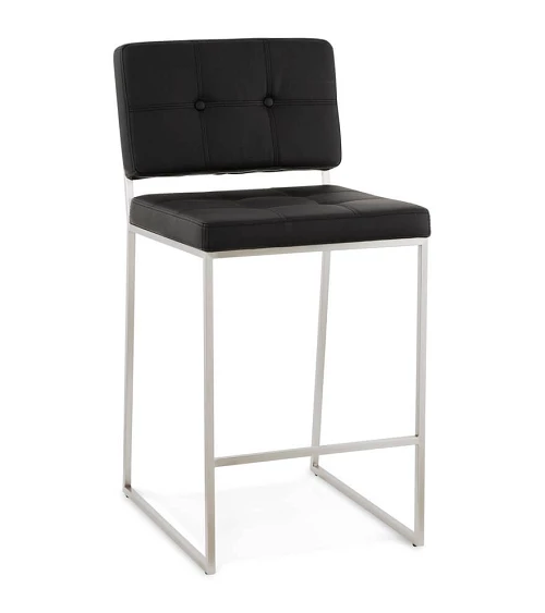 Chaise de Bar Design DOD Simili Noir