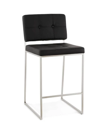 Chaise de Bar Design DOD Simili Noir