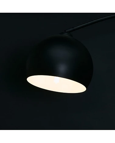 Lampadaire design Arc FERDI metal Noir