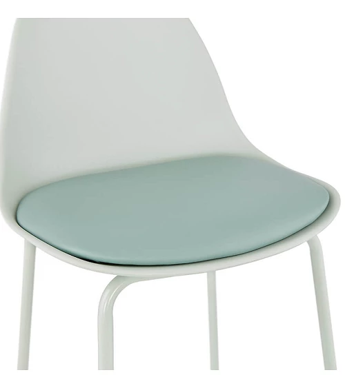 Chaise de bar design ESCAL Polypro vert