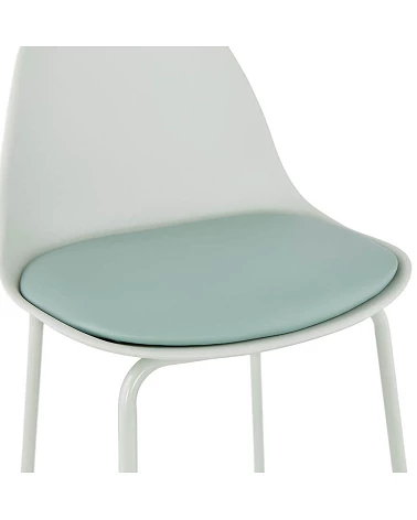 Chaise de bar design ESCAL Polypro vert