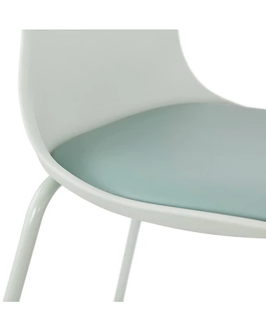 Chaise de bar design ESCAL Polypro vert