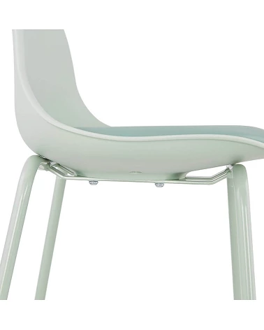 Chaise de bar design ESCAL Polypro vert