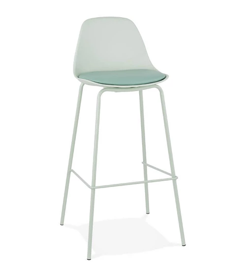 Chaise de bar design ESCAL Polypro vert