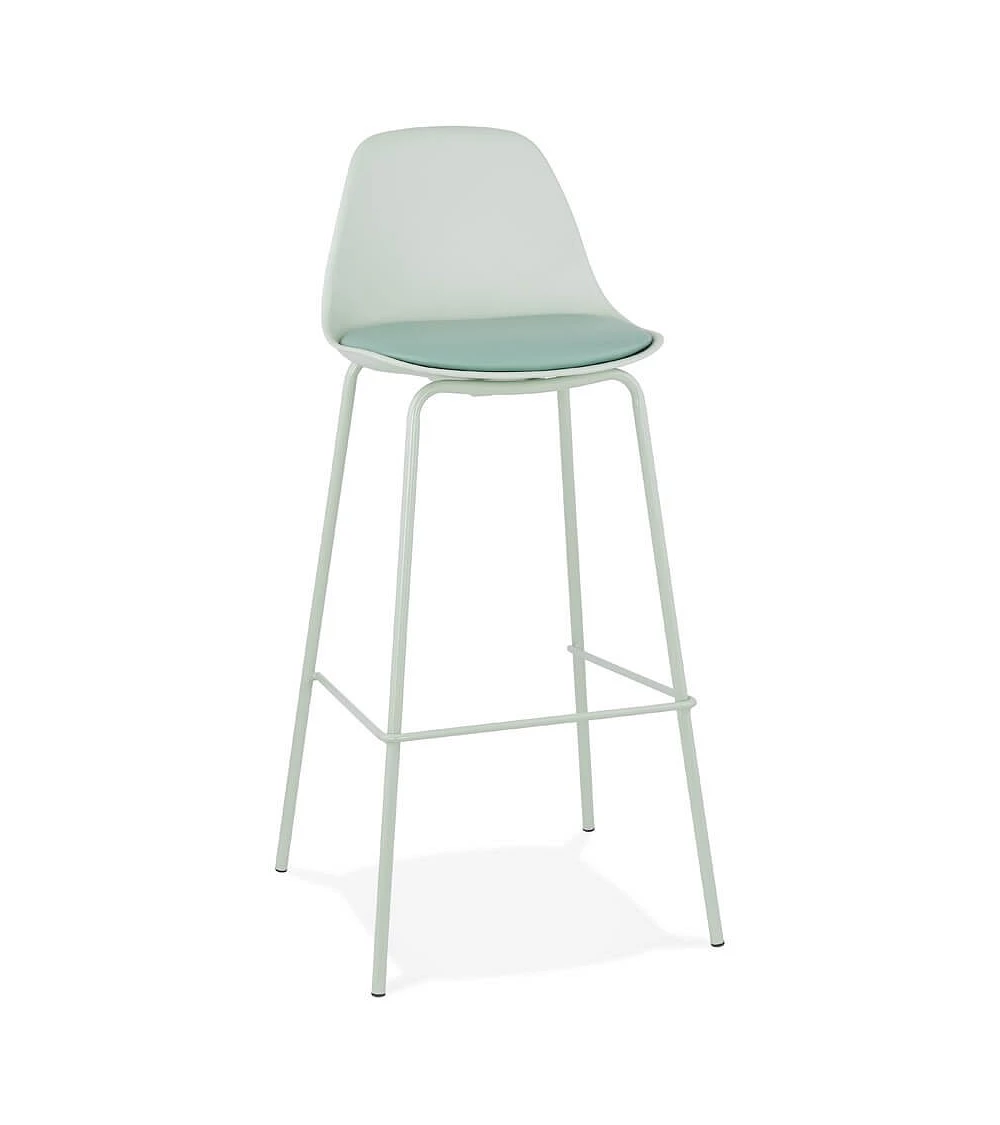 Chaise de bar design ESCAL Polypro vert