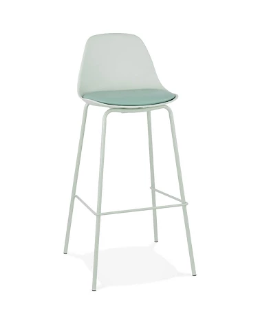 Chaise de bar design ESCAL Polypro vert