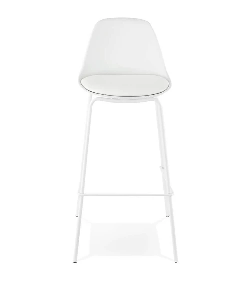 Chaise de bar design ESCAL Polypro Blanc