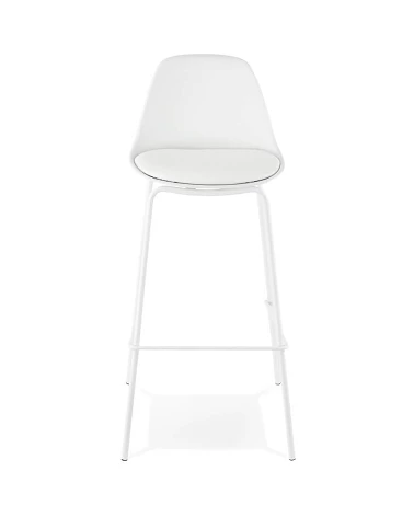 Chaise de bar design ESCAL Polypro Blanc