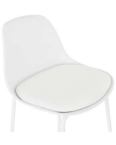 Chaise de bar design ESCAL Polypro Blanc