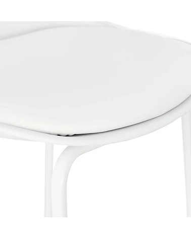 Chaise de bar design ESCAL Polypro Blanc