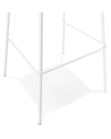 Chaise de bar design ESCAL Polypro Blanc