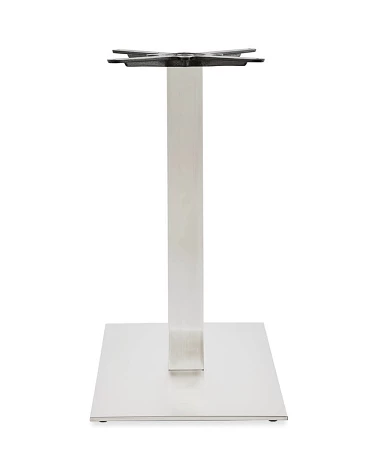 Pied pour table 75 cm Acier brossé