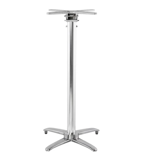 Pied pliable pour table Bar 110 cm aluminium