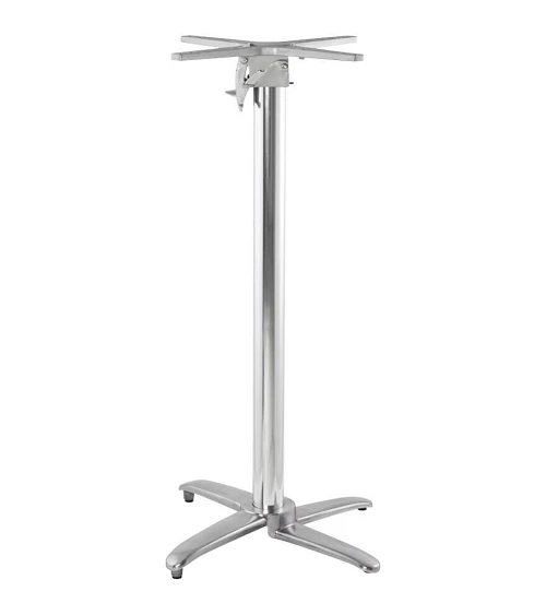 Pied pliable pour table Bar 110 cm aluminium