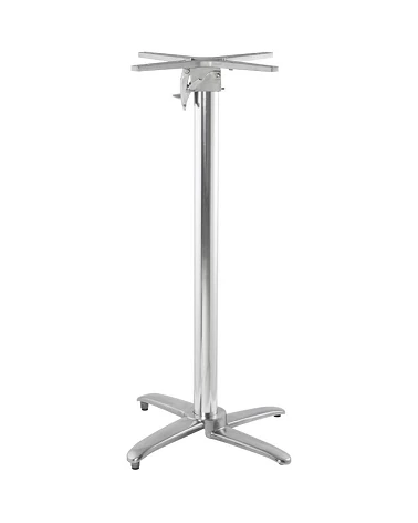 Pied pliable pour table Bar 110 cm aluminium