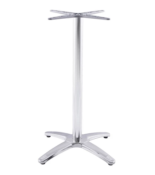 Pied pour table bar 110 cm métal Chromé