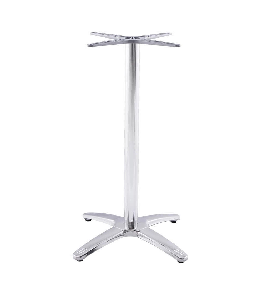 Pied pour table bar 110 cm métal Chromé