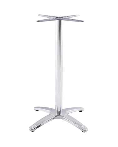 Pied pour table bar 110 cm métal Chromé