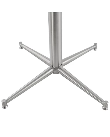 Pied pour table bar 110 cm Acier Inox