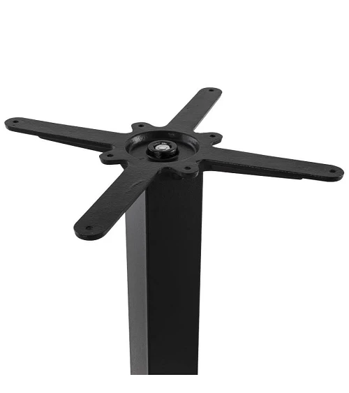 Pied pour table 75 cm MAO Fonte texturée noire