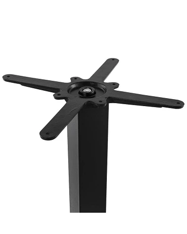 Pied pour table 75 cm MAO Fonte texturée noire