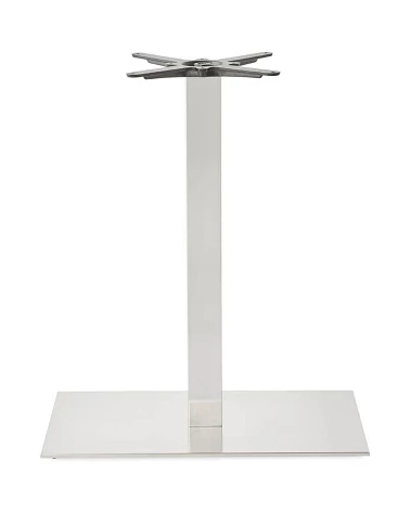 Pied pour table 90 cm ORION Acier Brossé