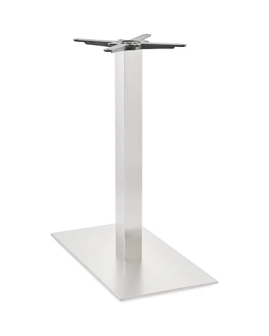 Pied pour table 90 cm ORION Acier Brossé