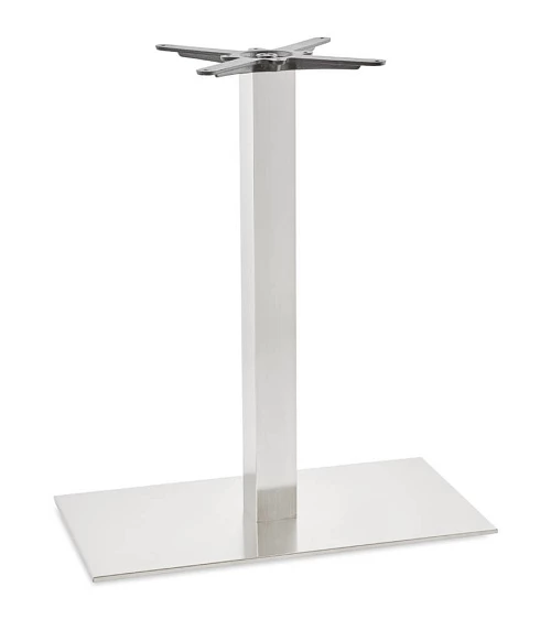 Pied pour table 90 cm ORION Acier Brossé