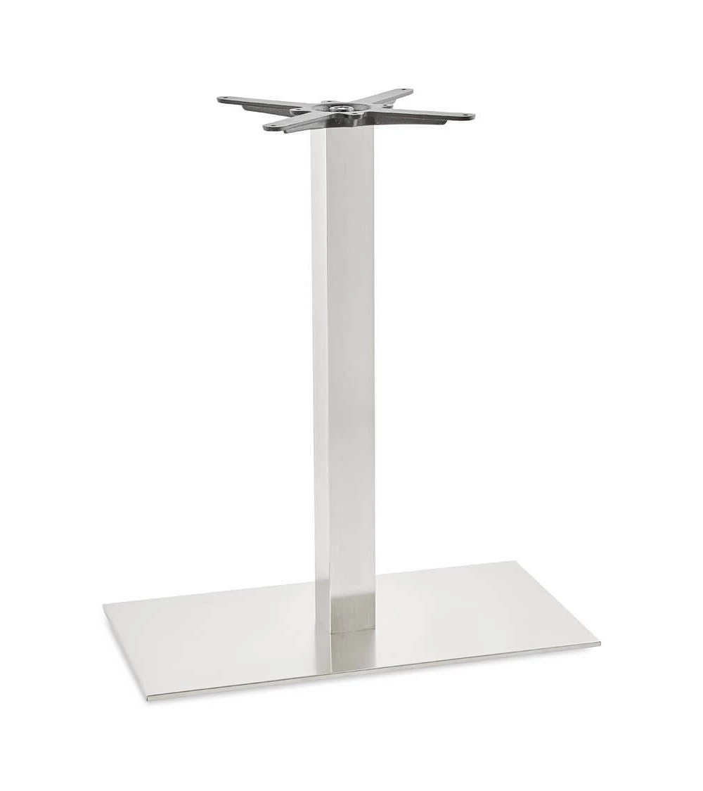 Pied pour table 90 cm ORION Acier Brossé