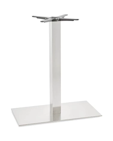 Pied pour table 90 cm ORION Acier Brossé