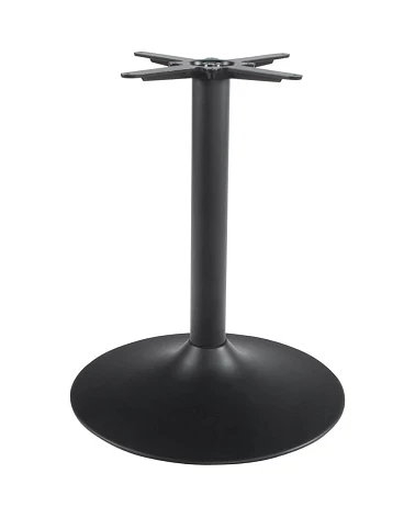 Pied de table tulipe 60 cm Métal peint Noir