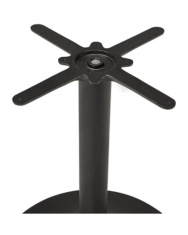 Pied de table tulipe 60 cm Métal peint Noir