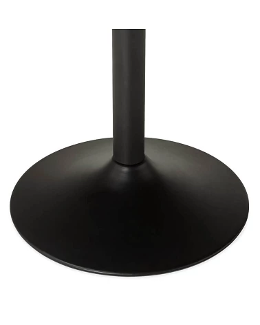 Pied de table tulipe 60 cm Métal peint Noir