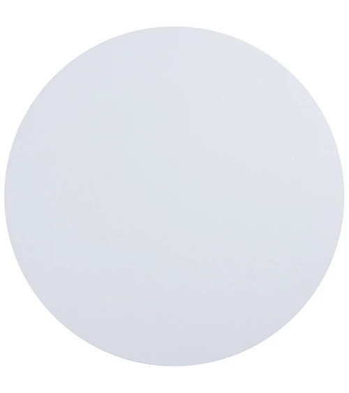 Plateau de table rond 60 bois Melamine Blanc