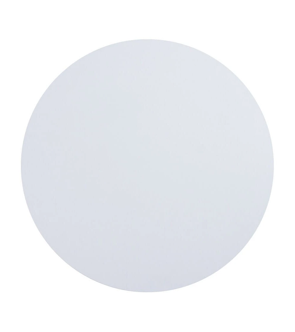 Plateau de table rond 60 bois Melamine Blanc