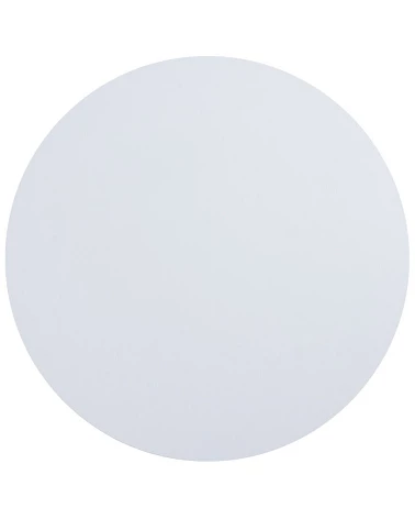 Plateau de table rond 60 bois Melamine Blanc